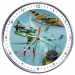 P-38 Lightning Aviation Collectible Wall Clock